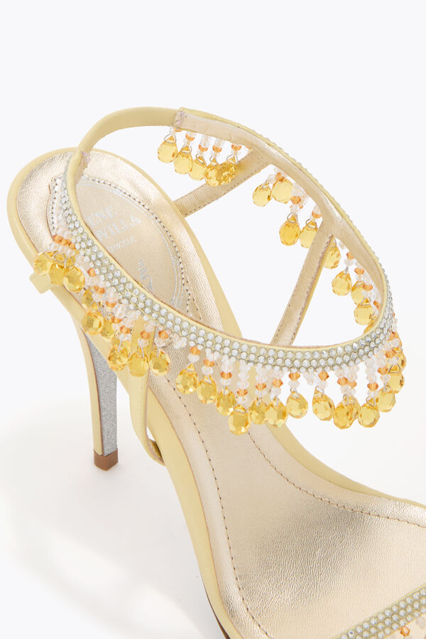 jeweled jahanara pastell gelb sandale 100 rene caovilla