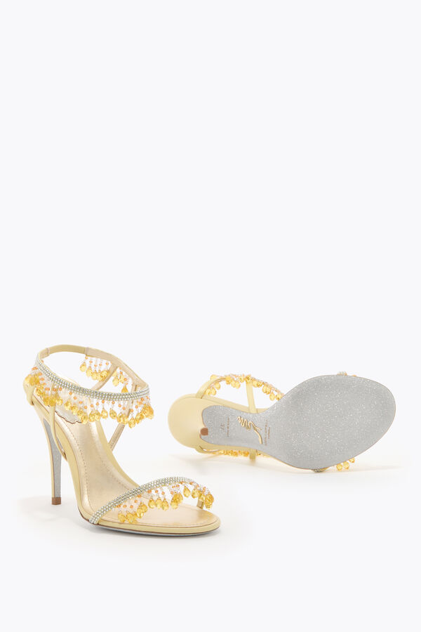 jeweled jahanara pastell gelb sandale 100 rene caovilla