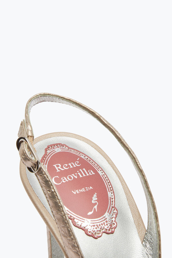 jeweled schmuckstück slingbacks in lace venezianan 75 rene caovilla