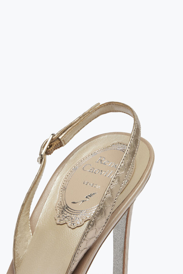 jeweled vergoldung verzierte slingbacks veneziana rene caovilla