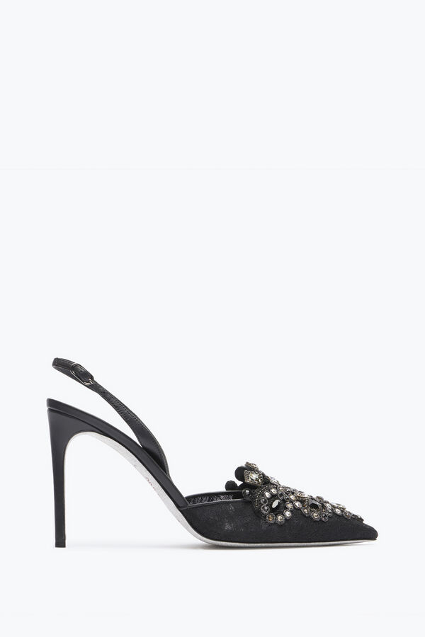 jeweled high-heeled slingbacks veneziana rene caovilla