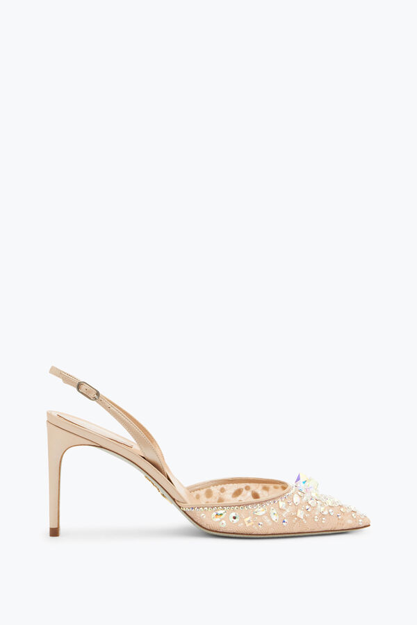 jeweled cinderella nude slingback 80 rene caovilla