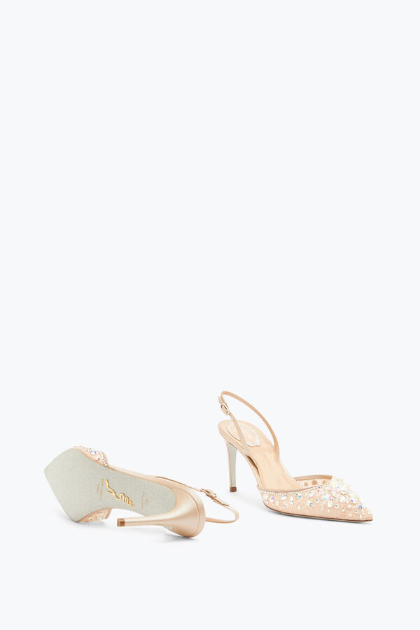 jeweled cinderella nude slingback 80 rene caovilla