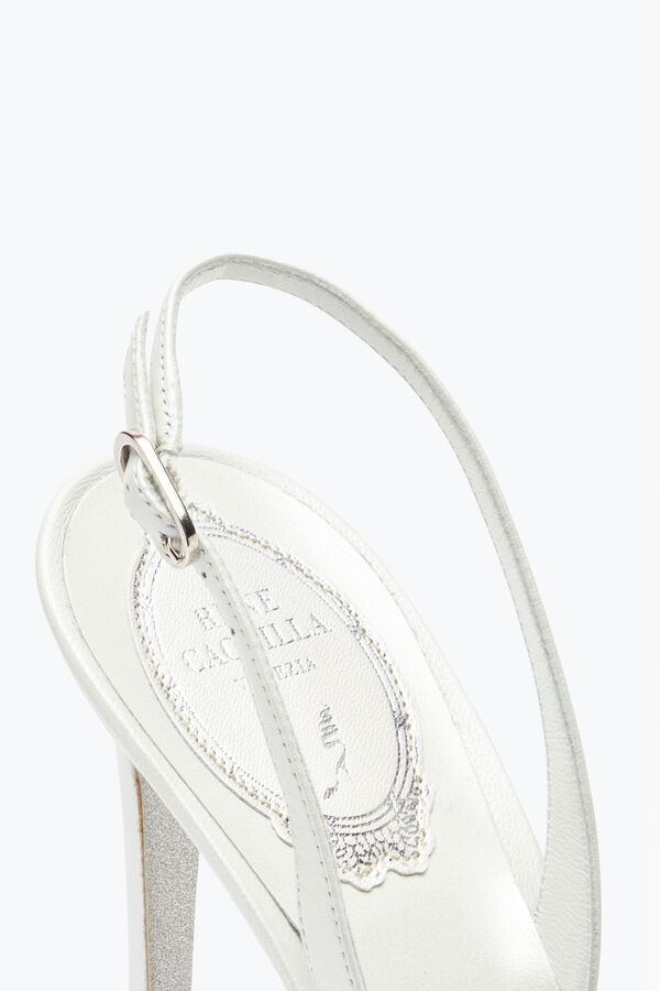 jeweled barbara white slingback 105 rene caovilla