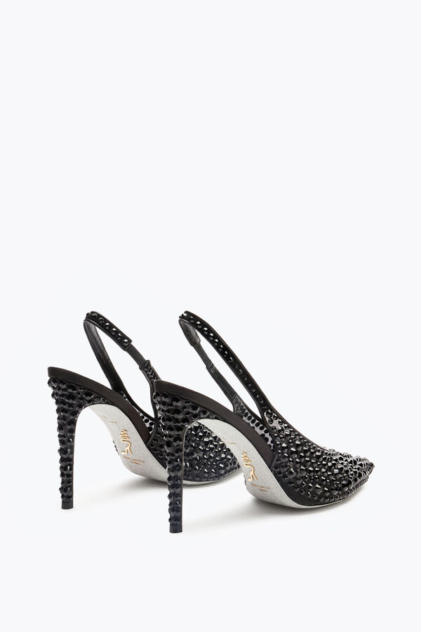 jeweled gilda schwarz slingback 105 rene caovilla