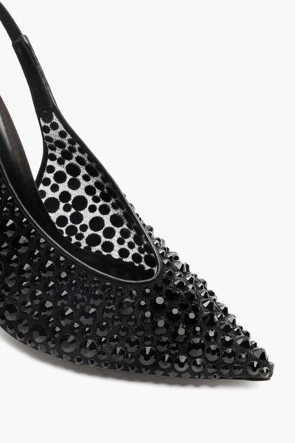 jeweled gilda schwarz slingback 105 rene caovilla