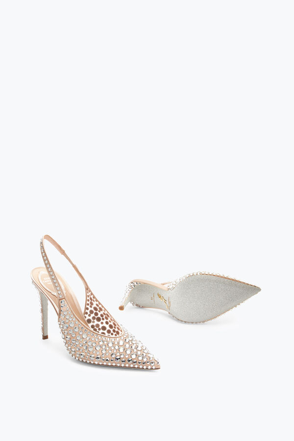 jeweled gilda nude 105 slingback rene caovilla