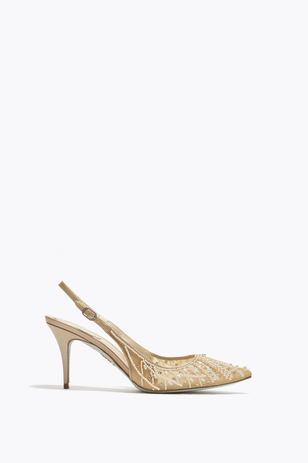 jeweled schÖne honig slingback 80 rene caovilla