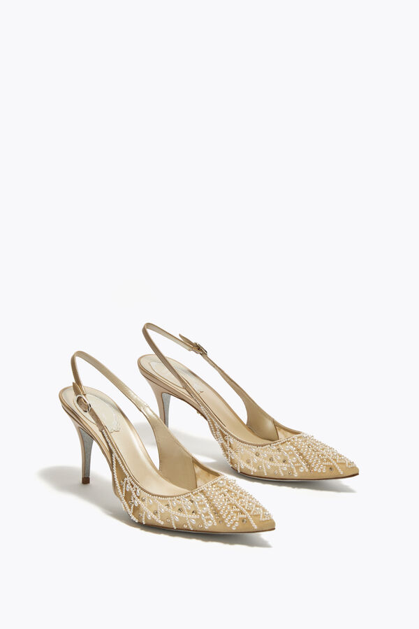 jeweled schÖne honig slingback 80 rene caovilla