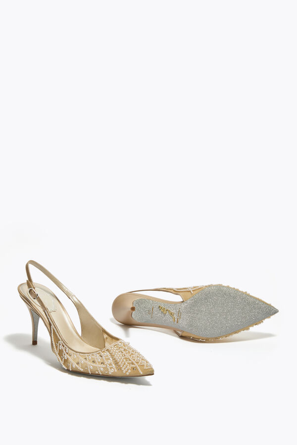 jeweled schÖne honig slingback 80 rene caovilla