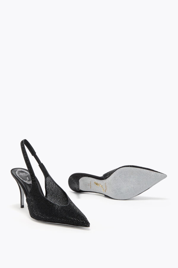 jeweled jinny schwarz slingback 80 rene caovilla