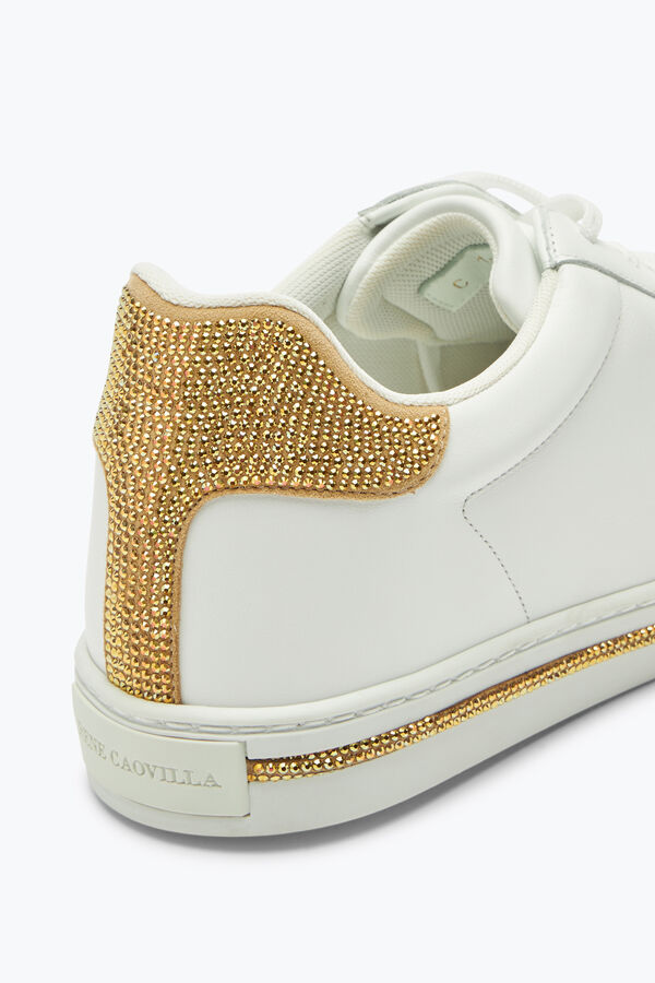 jeweled xtra kristall-weiß-gold-sneaker-15 rene caovilla