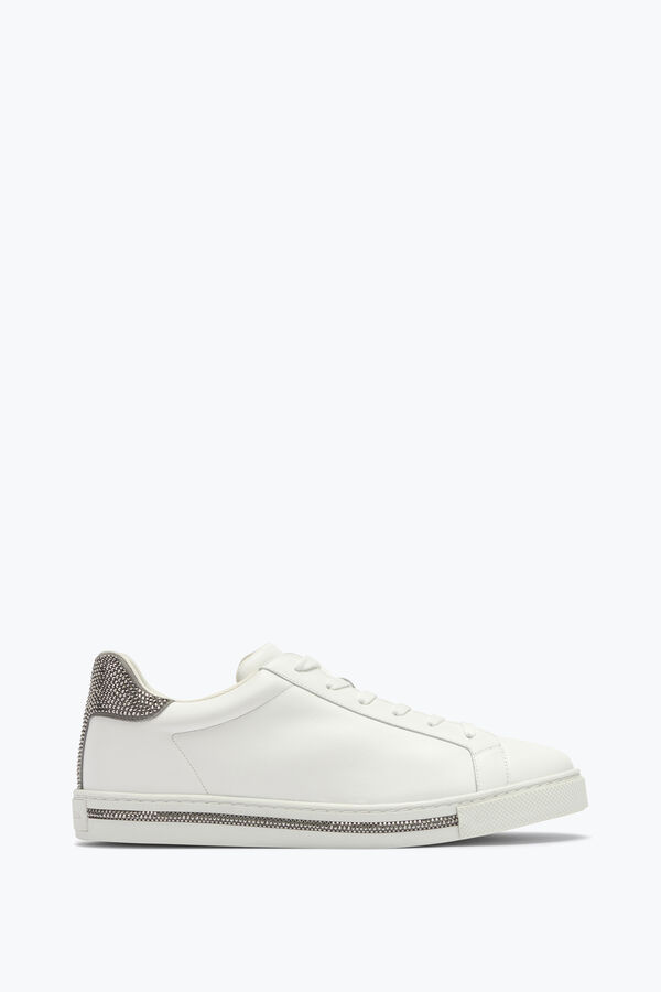 jeweled xtra kristall weiß silber sneakers 15 rene caovilla