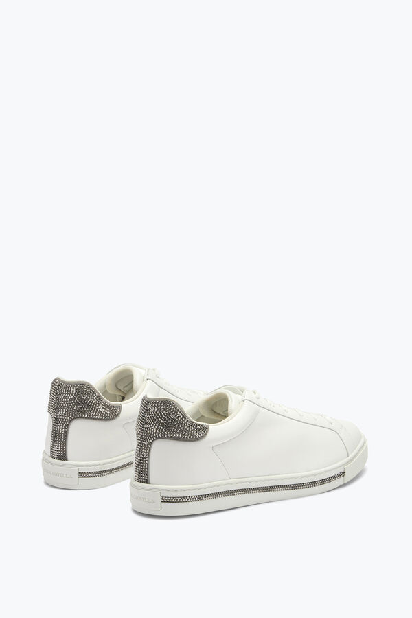 jeweled xtra kristall weiß silber sneakers 15 rene caovilla