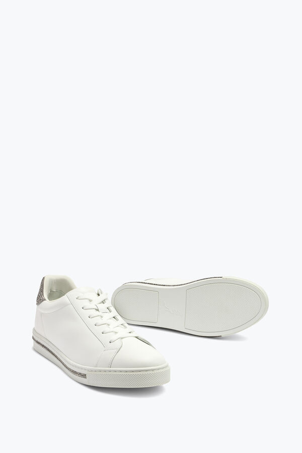 jeweled xtra kristall weiß silber sneakers 15 rene caovilla